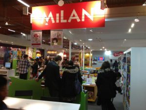 Le stand Milan au Salon du livre et de la presse jeunesse de Montreuil